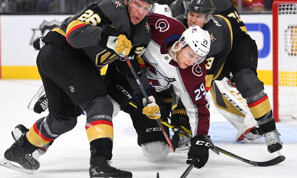 Gorgeous Knights Top Avalanche, Open Another Playoff Series With Win View Art Gorgeous Knights Top Avalanche, Open Another Playoff Series With Win View Art